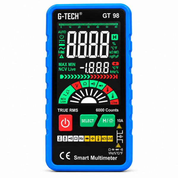 G-TECH DIGITAL SMART MULTIMETER GT 98 TRMS
