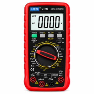 G-Tech GT-96 Digital Multimeter 20A Range, 1999 Count Display