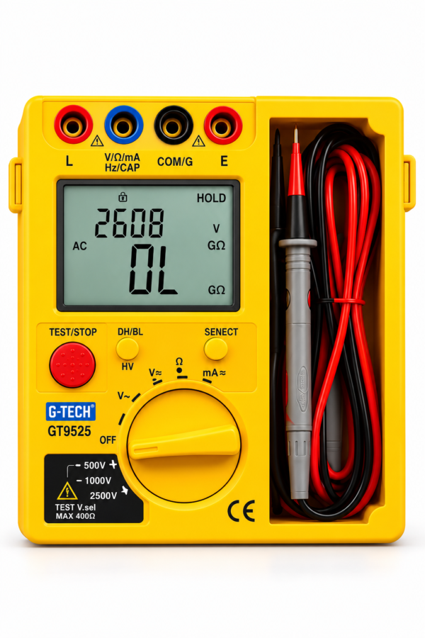 G-TECH DIGITAL INSULATION TESTER WITH MULTI METER FUNCTION GT9525