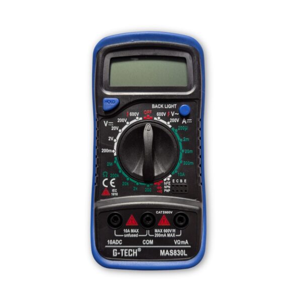 Digital Multimeter 3 1/2 Digital MAS 830L - G-Tech