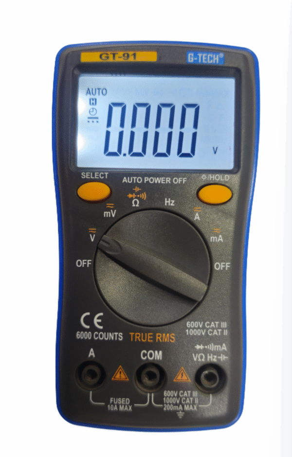Auto Ranging Digital Multimeter GT 91 - G-TECH