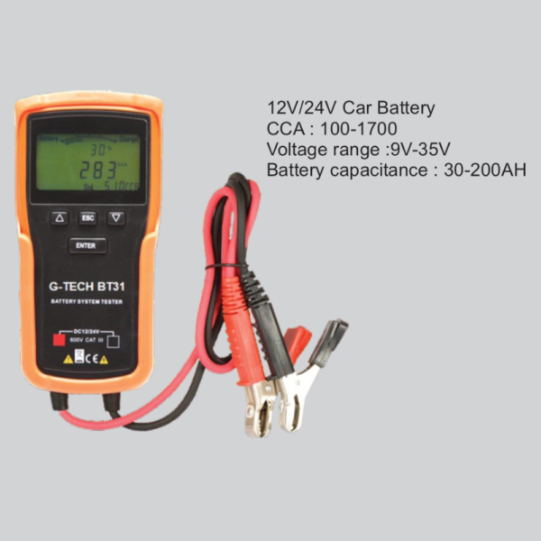 G-TECH VEHICLE BATTERY SYSTEM METER BT31