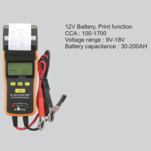 VEHICLE BATTERY SYSTEM METER WITH PRINTER G-TECH BT31P